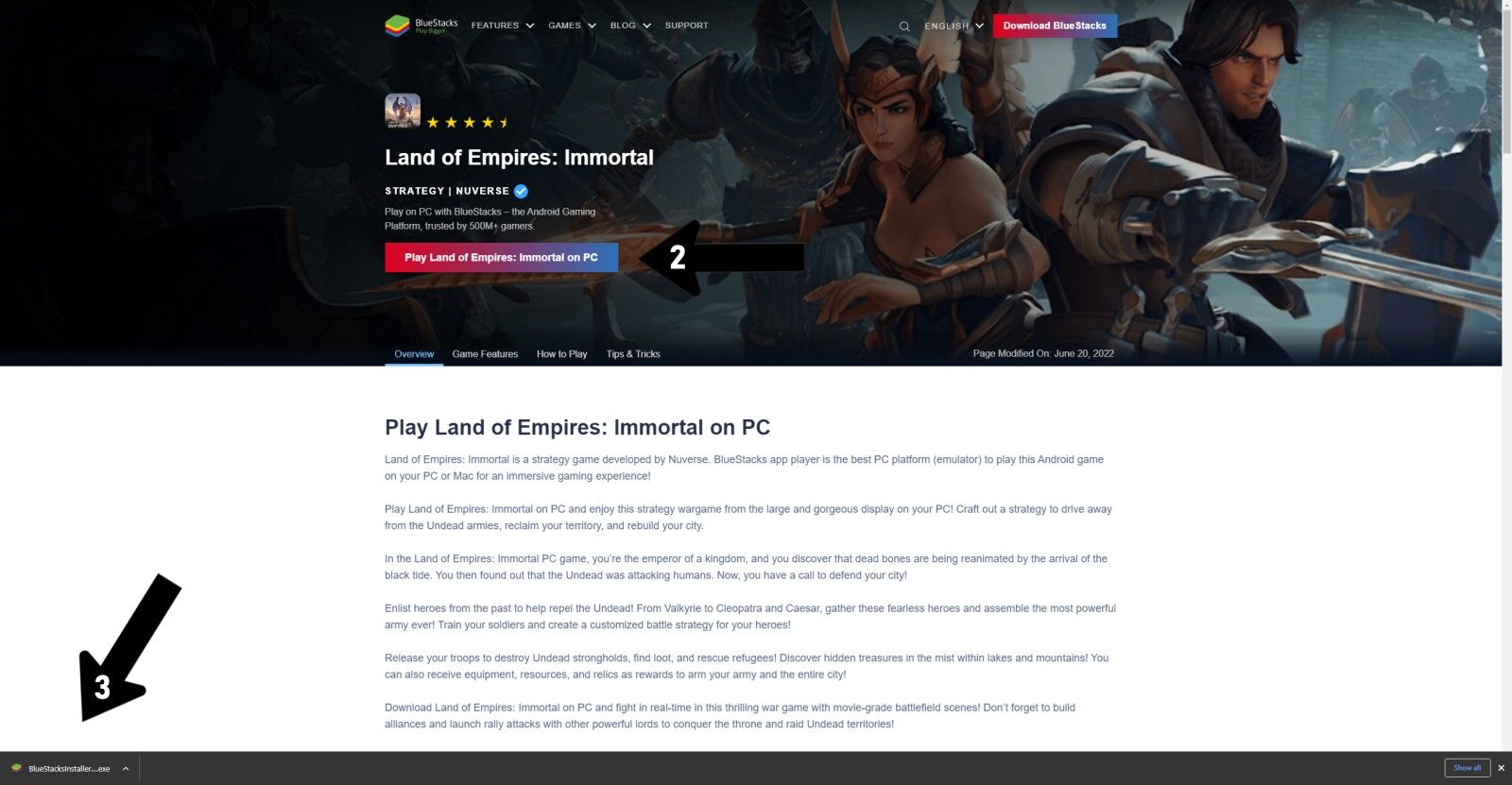 Como jogar Land of Empires: Immortal no seu PC com o BlueStacks