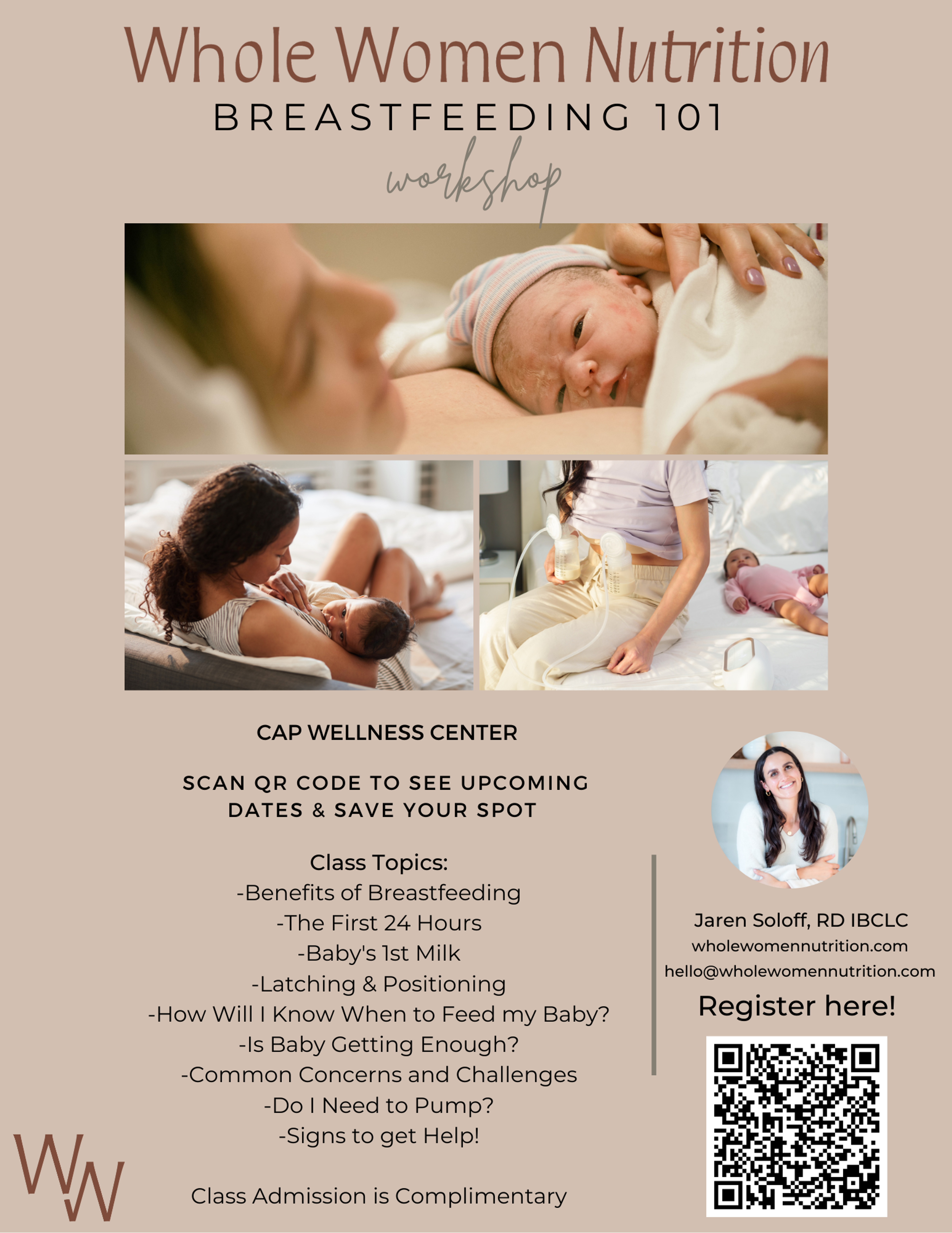 Event image: 2026 WWN Breastfeeding 101 Workshop