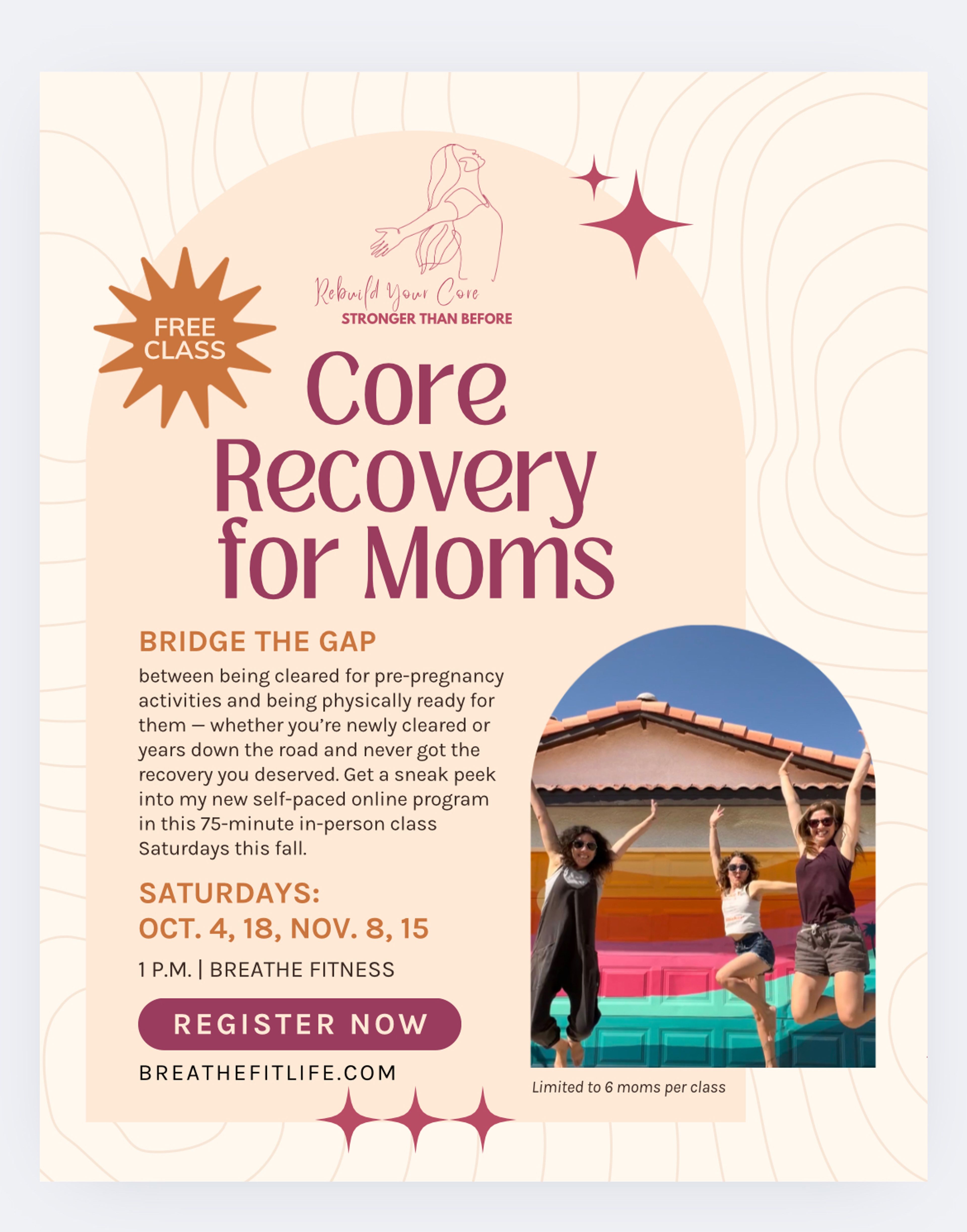 Event image: free class all dates fall 25