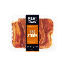 Meat Street Pork Belly BBQ Strips, 270g