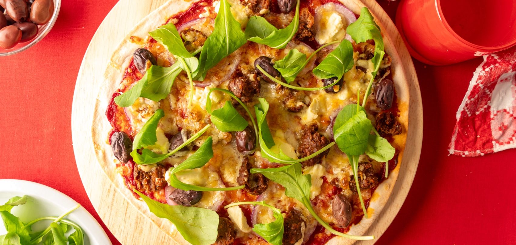 Lamb Doner Pizzas
