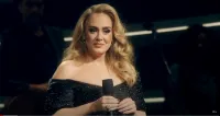 Adele meets her teacher onstage!