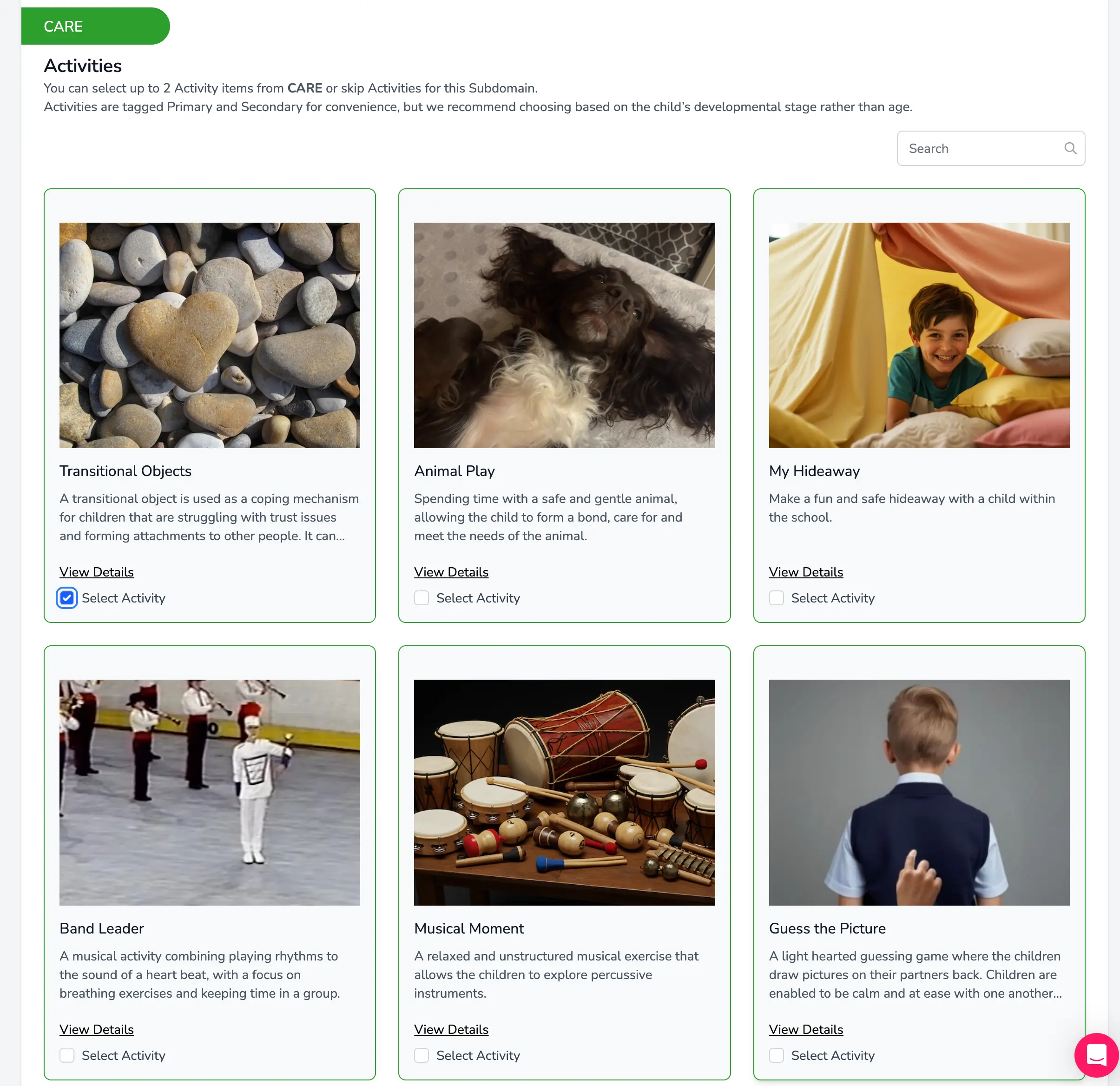 Motional support content image