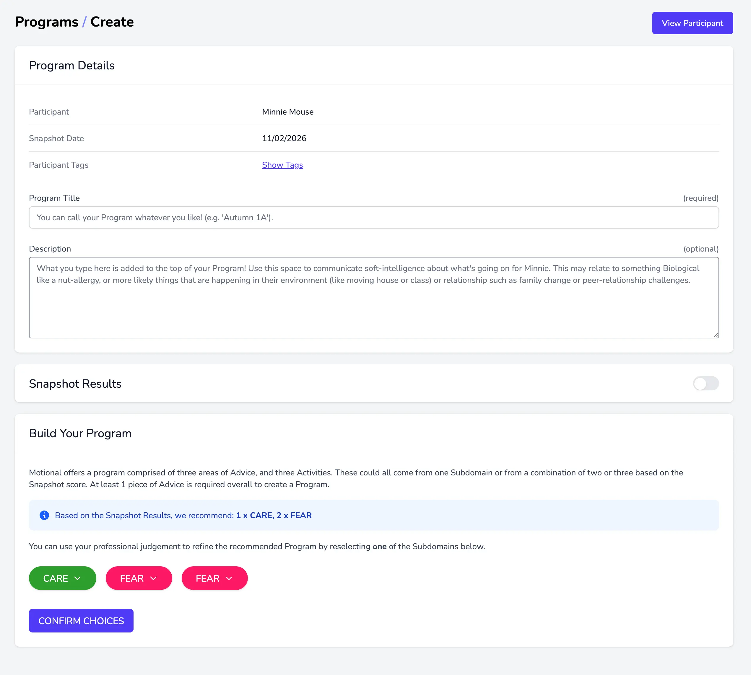 Motional support content image