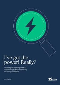 I’ve got the power. Really? Assessing the impact potential of financial products supporting the energy transition