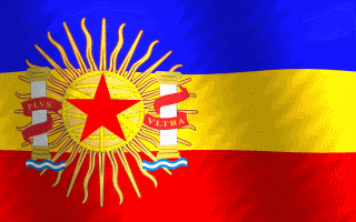 Iberoamérica Bandera Ondeante