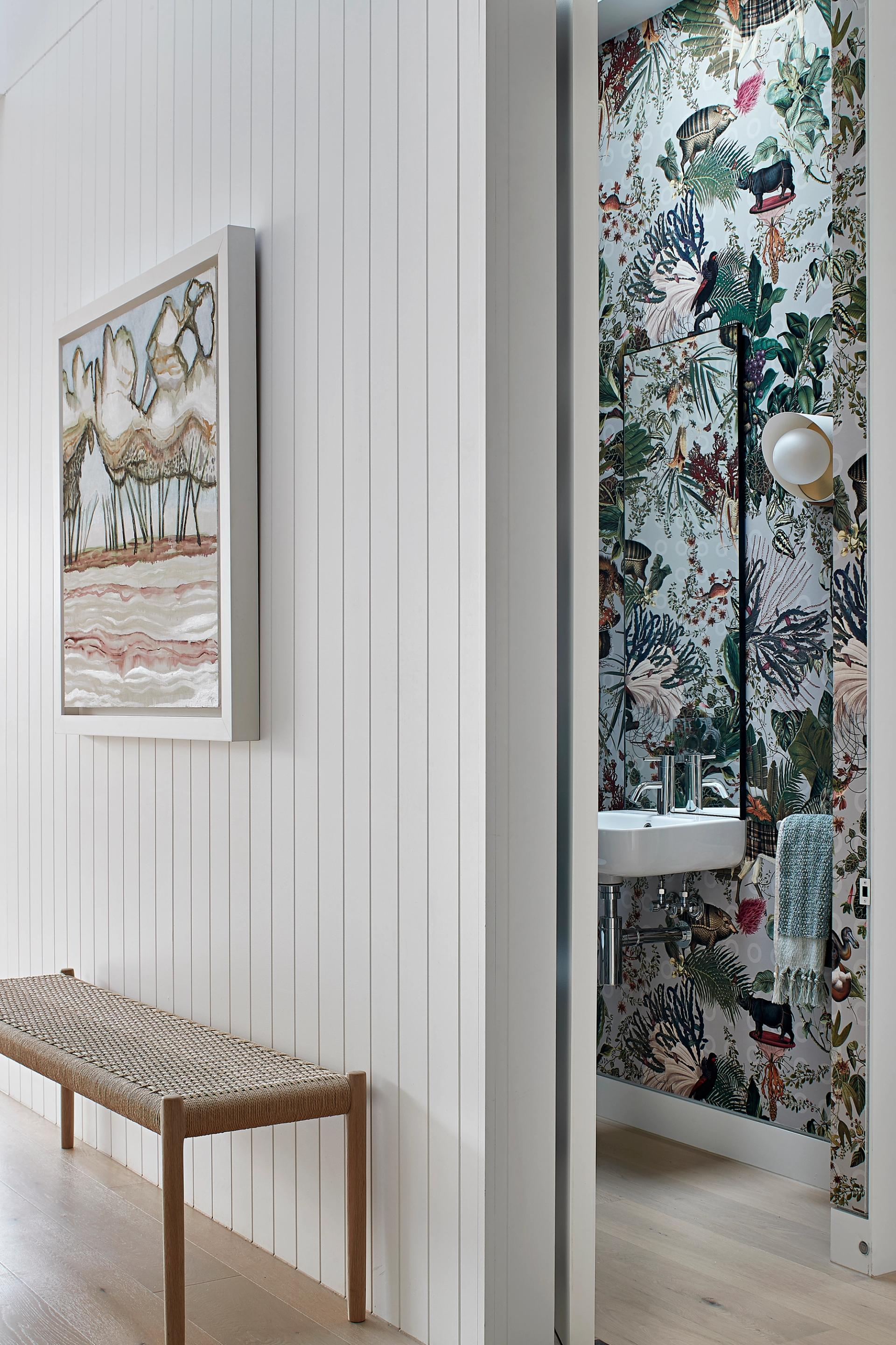 Bespoke joinery and ample storage conceals the clutter of daily life for a growing family.