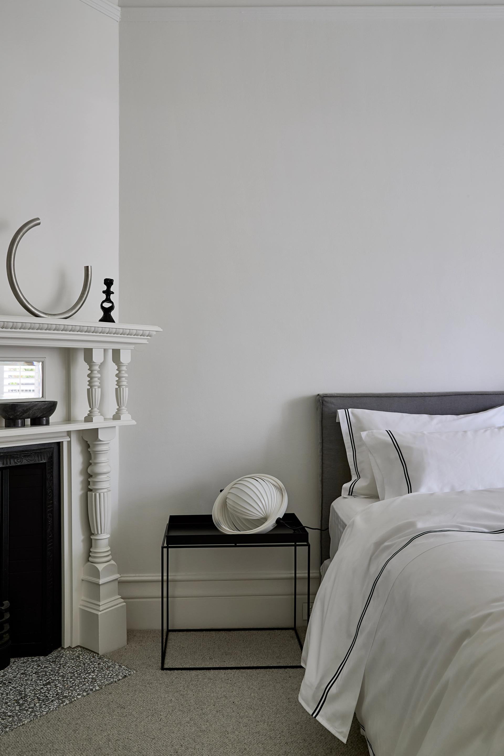 The upstairs bedrooms are spacious and light-filled.