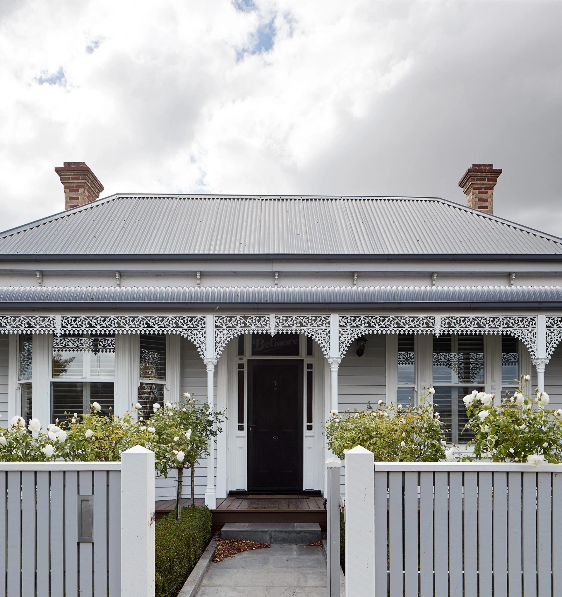 A traditional Victorian home in Ballarat has been transformed by a bold barn-like extension to its rear.