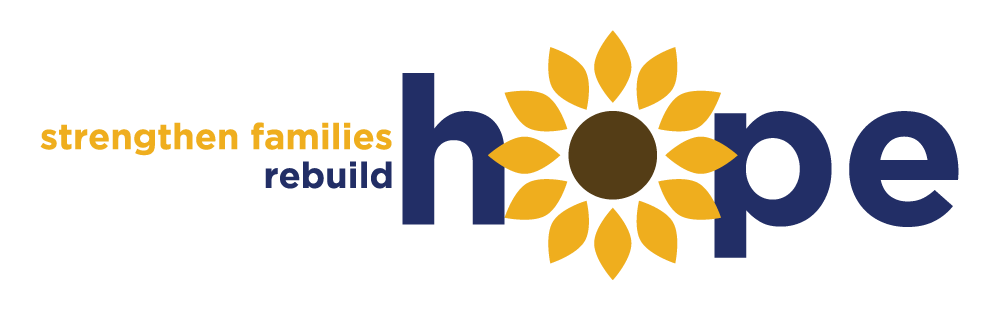 Strengthen families rebuild hope logo