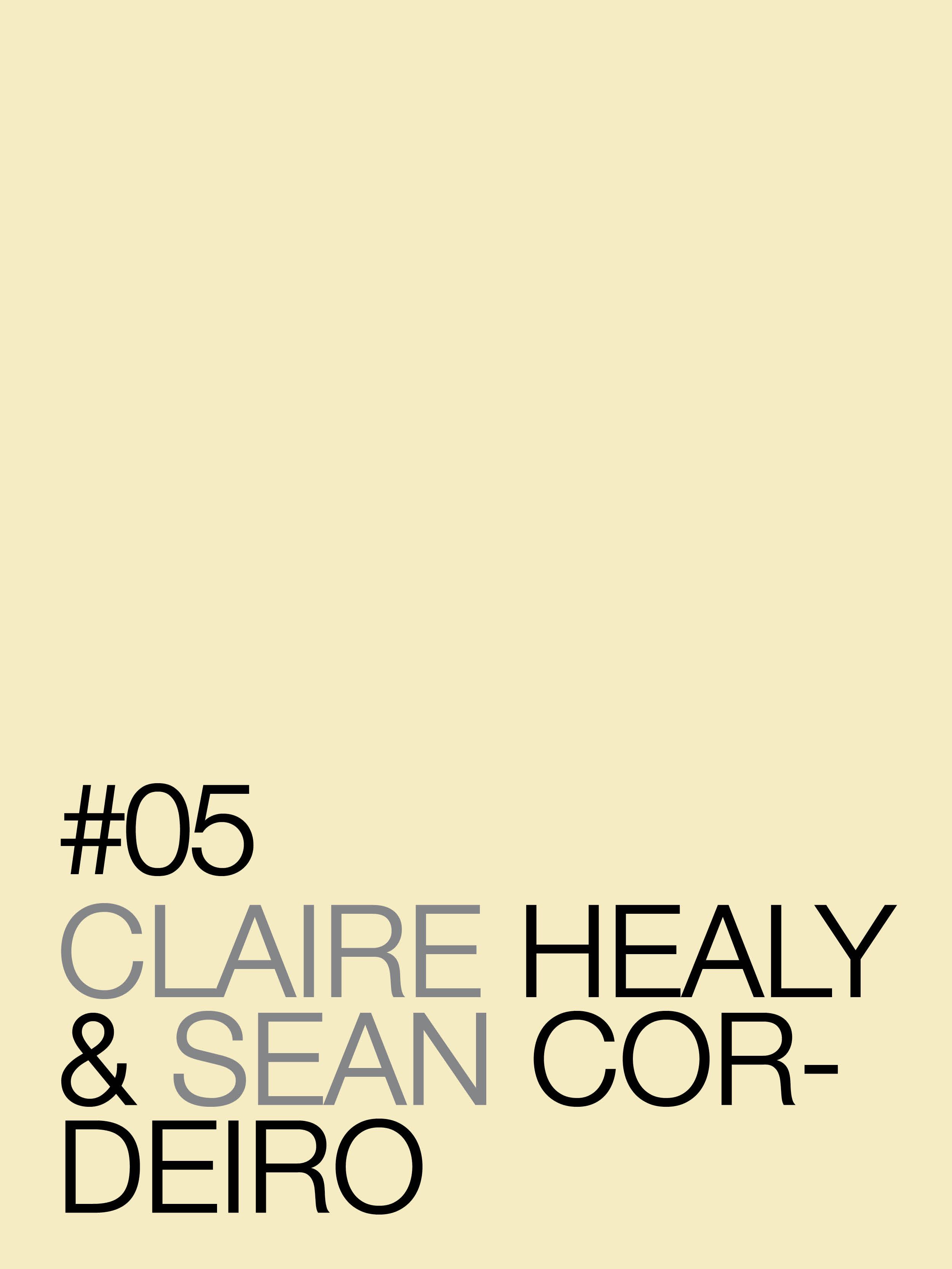 LOVE[f]ART #05 Claire Healy & Sean Cordeiro