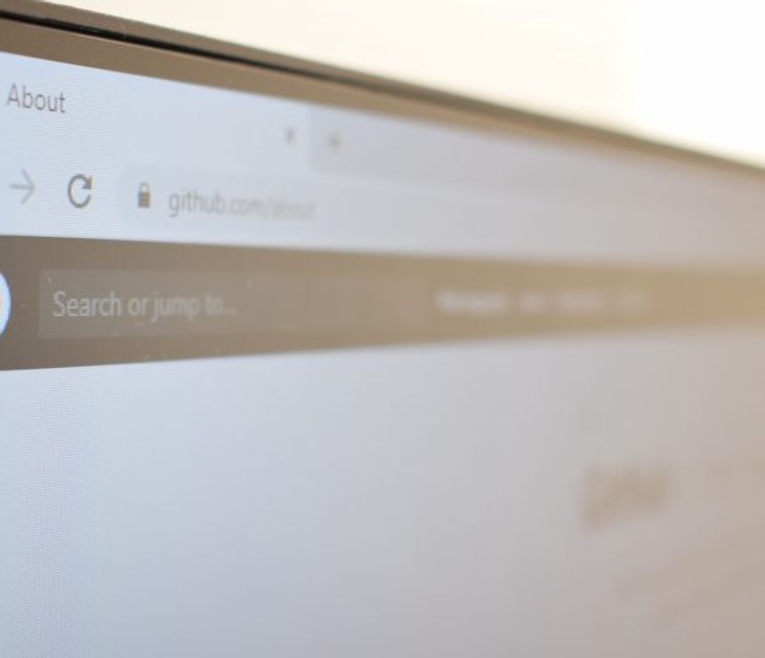 Github browser tab