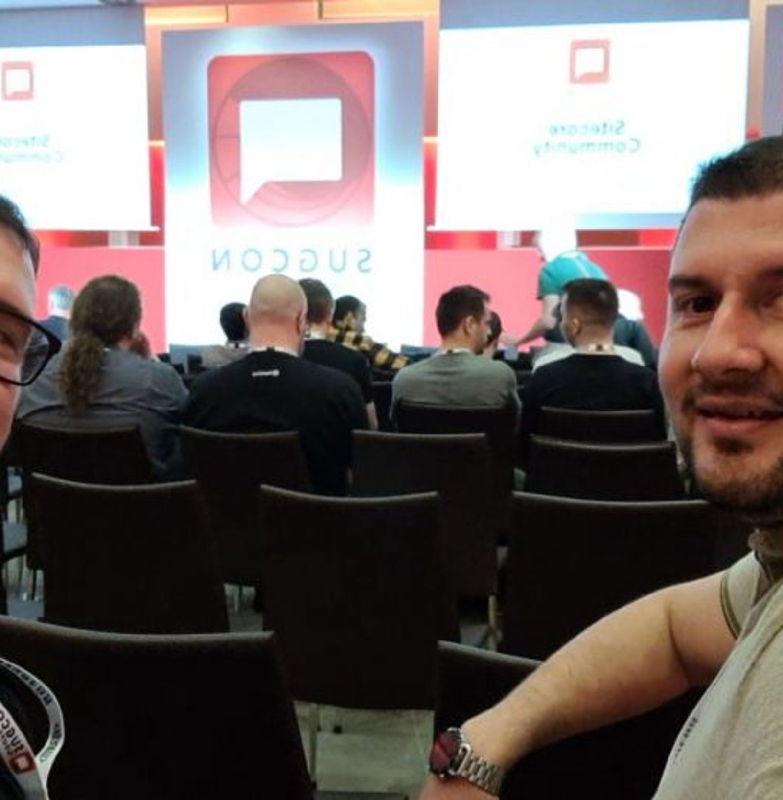 Kiril and Lyubo at SUGCON Malaga
