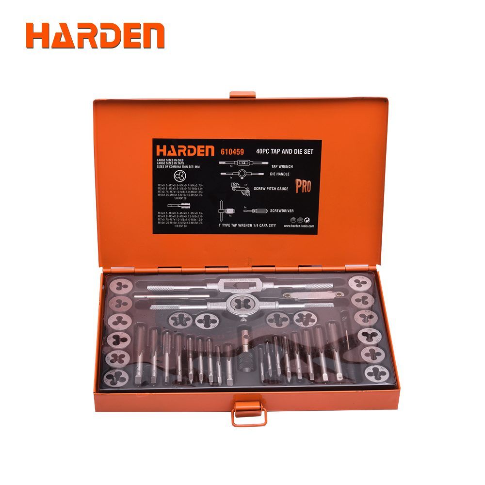 40Pcs Metric Tap and Die Set
