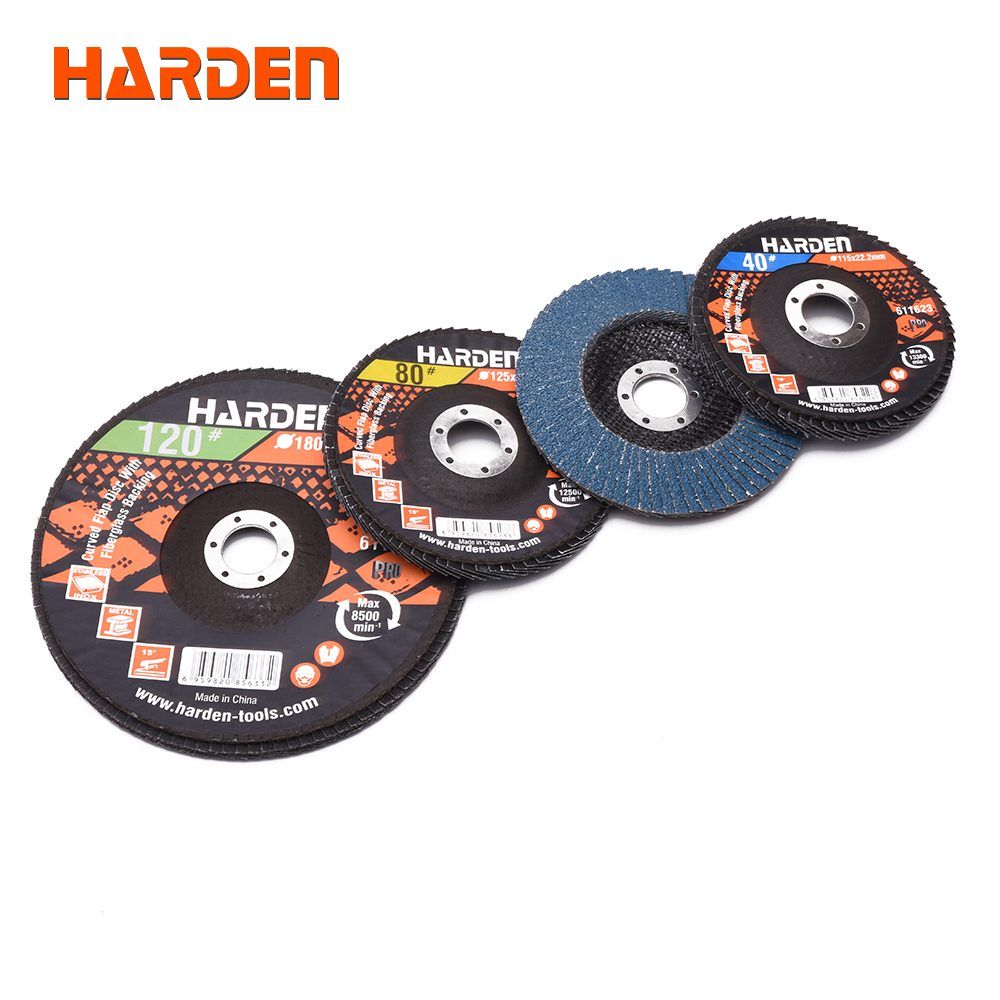 Curved Flap Disc With Fiberglass Backing (Φ115x22.2mmx60#)