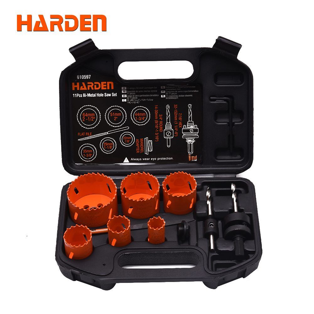 11Pcs HSS Bi-Metal Hole Saw Set