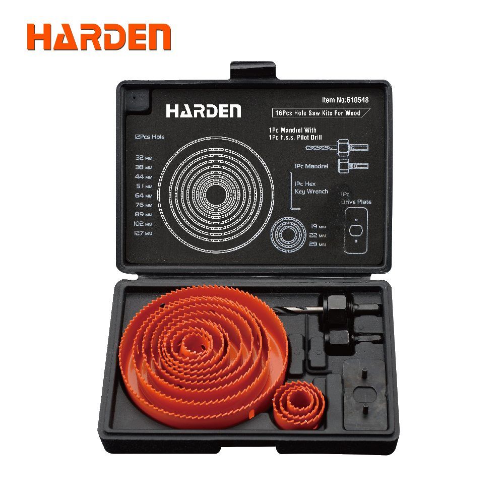 16Pcs Hole Saw Kits For Wood