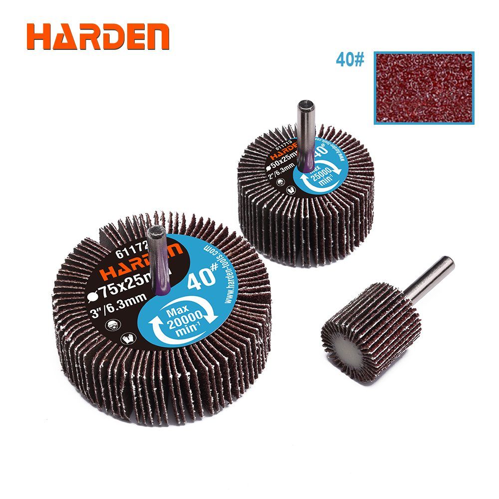 1" Flap wheel with shaft (Φ25x25x6.3mmx120#)