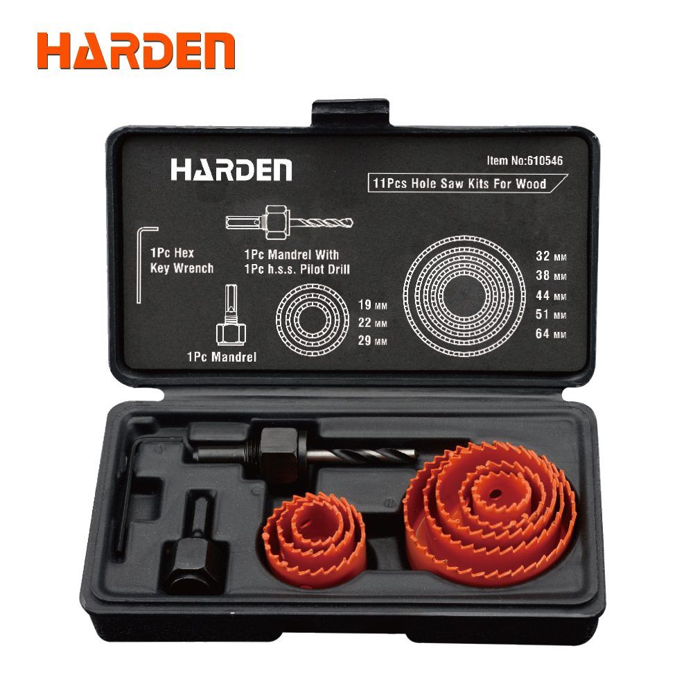 11Pcs Hole Saw Kits For Wood