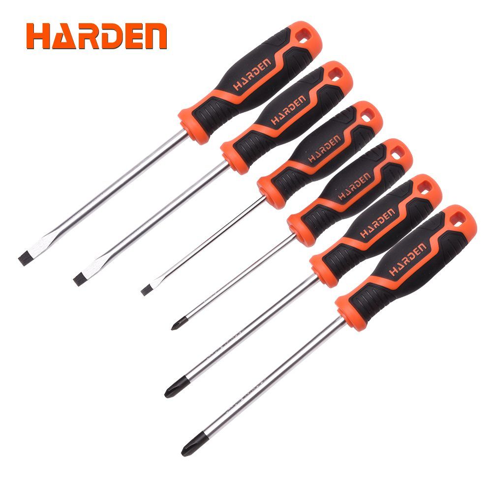 6Pcs Screwdriver Set (Slotted/Phillips)