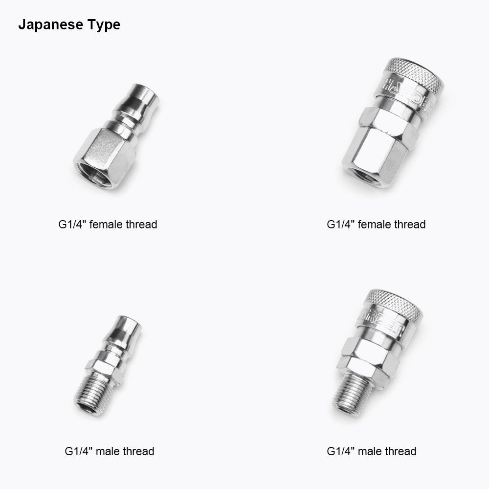 2PCS Quick Plug Set (Japanese, female thread)