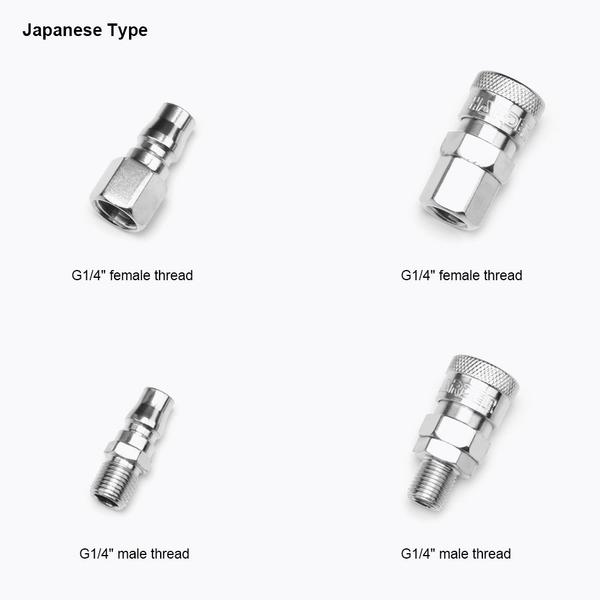 2PCS Quick Plug Set (Japanese, female thread)