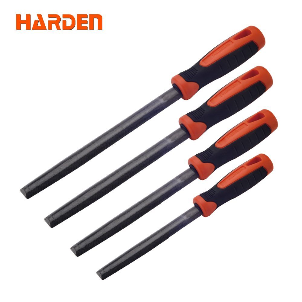 Half Round Second Cut File With Soft Handle (10")