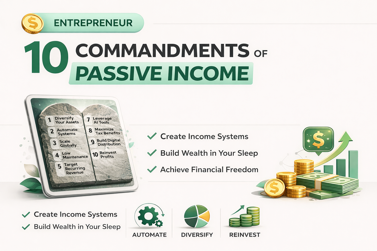 The 10 Commandments of Passive Income
