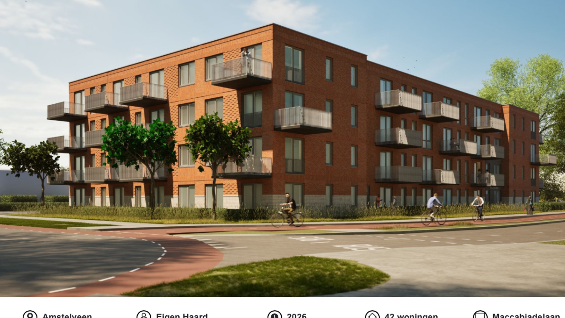 NIYATA Groep ontvangt opdracht (volledig E-en W) voor 42 appartementen in Amstelveen