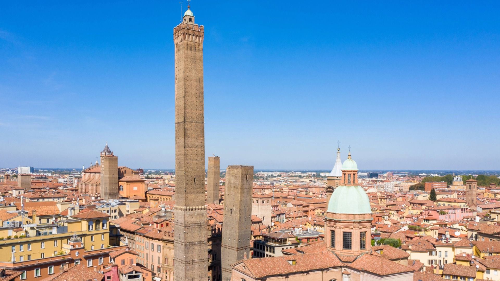 Blick auf Bologna