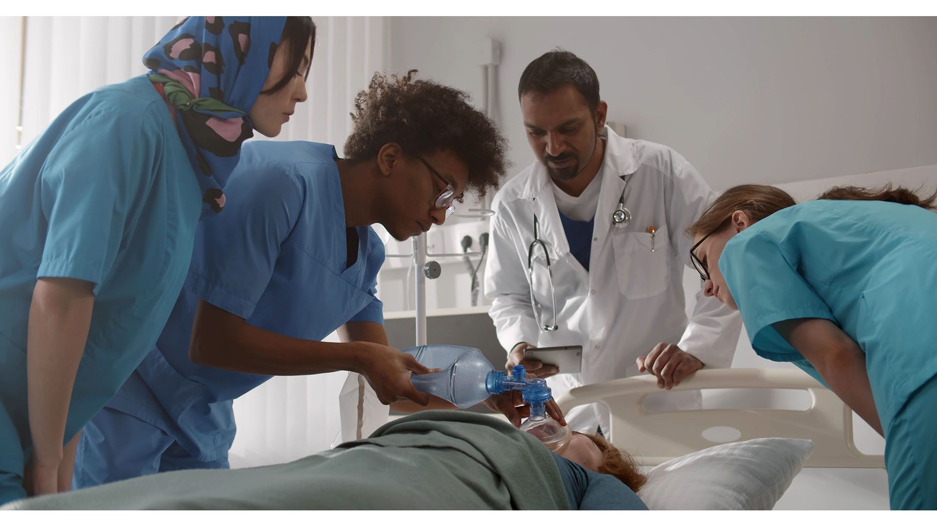 Notfallsituation in einer Klinik