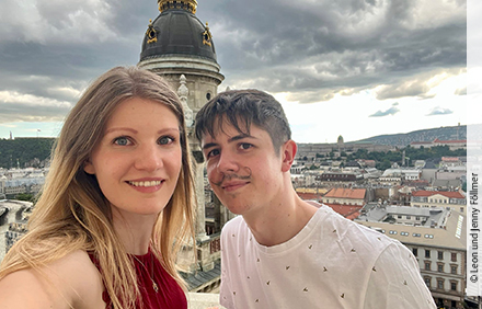 Auf der St. Stephans Basilika in der Innenstadt