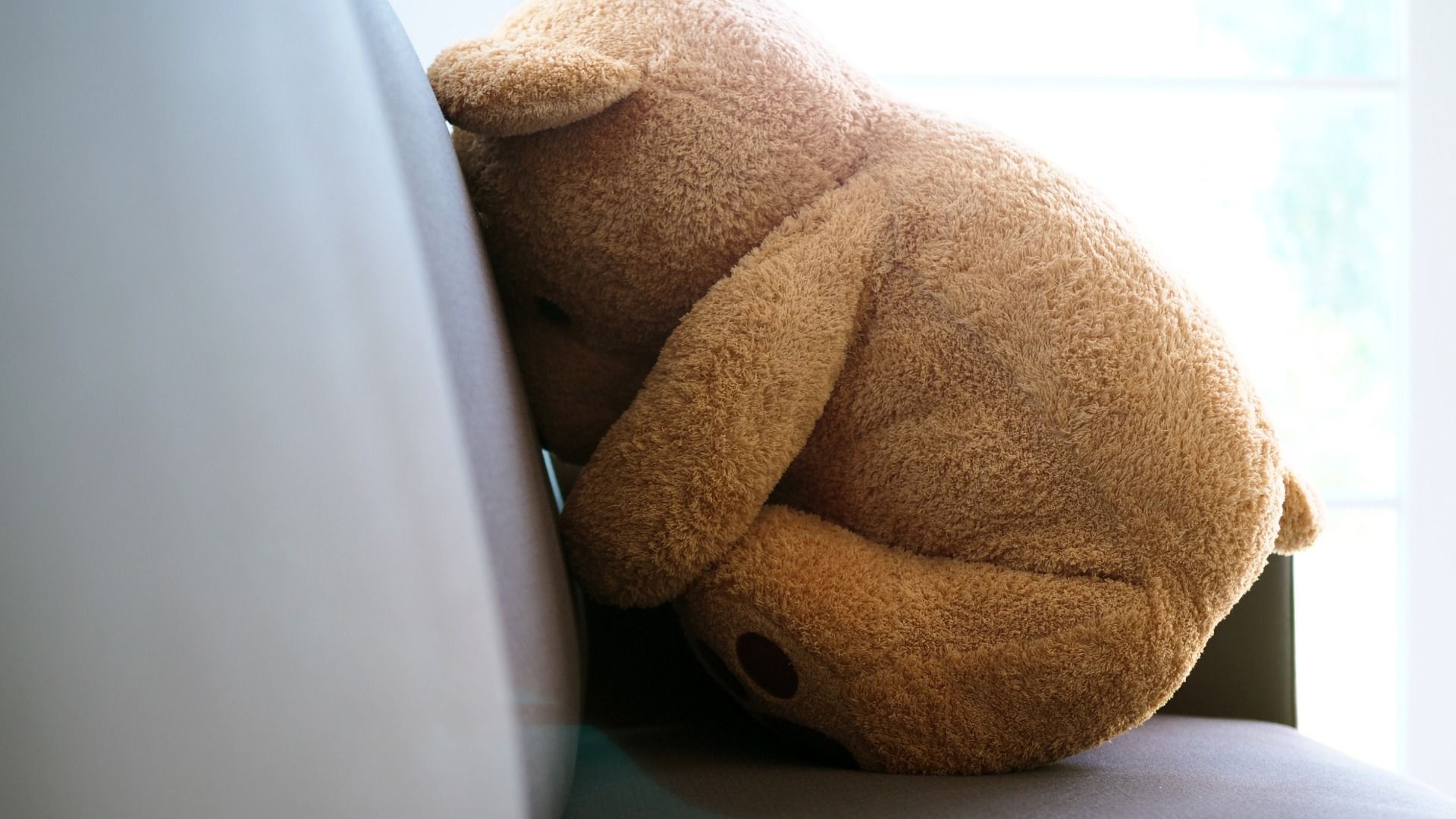 Trauriger Teddybär