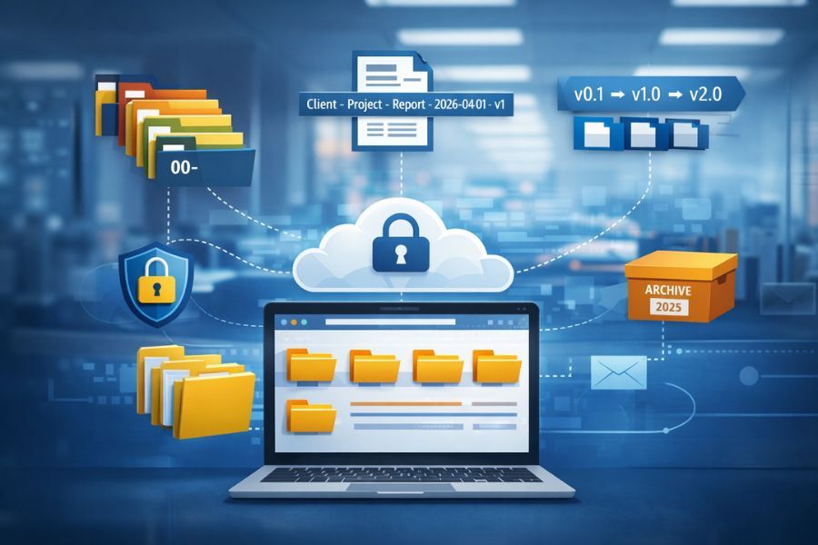 Keep your files organized, easy to find, and properly protected.