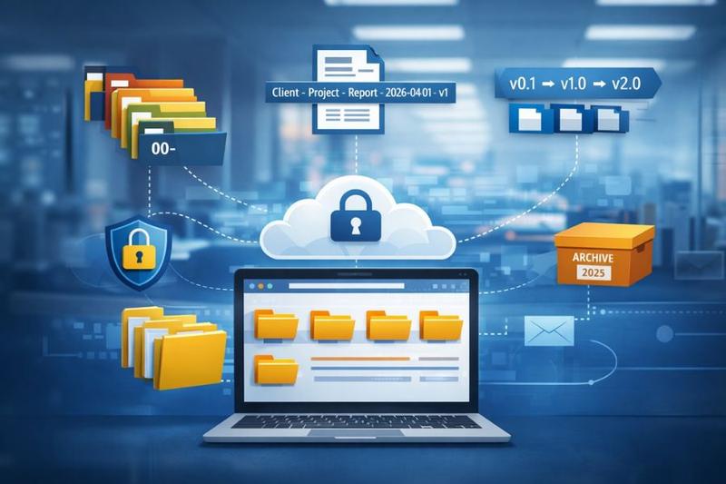 Keep your files organized, easy to find, and properly protected.