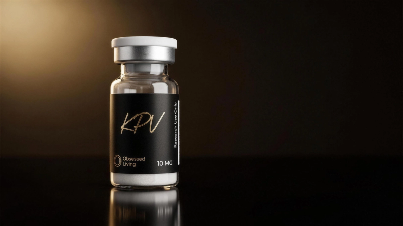 KPV research vial, Obsessed Living, research use only