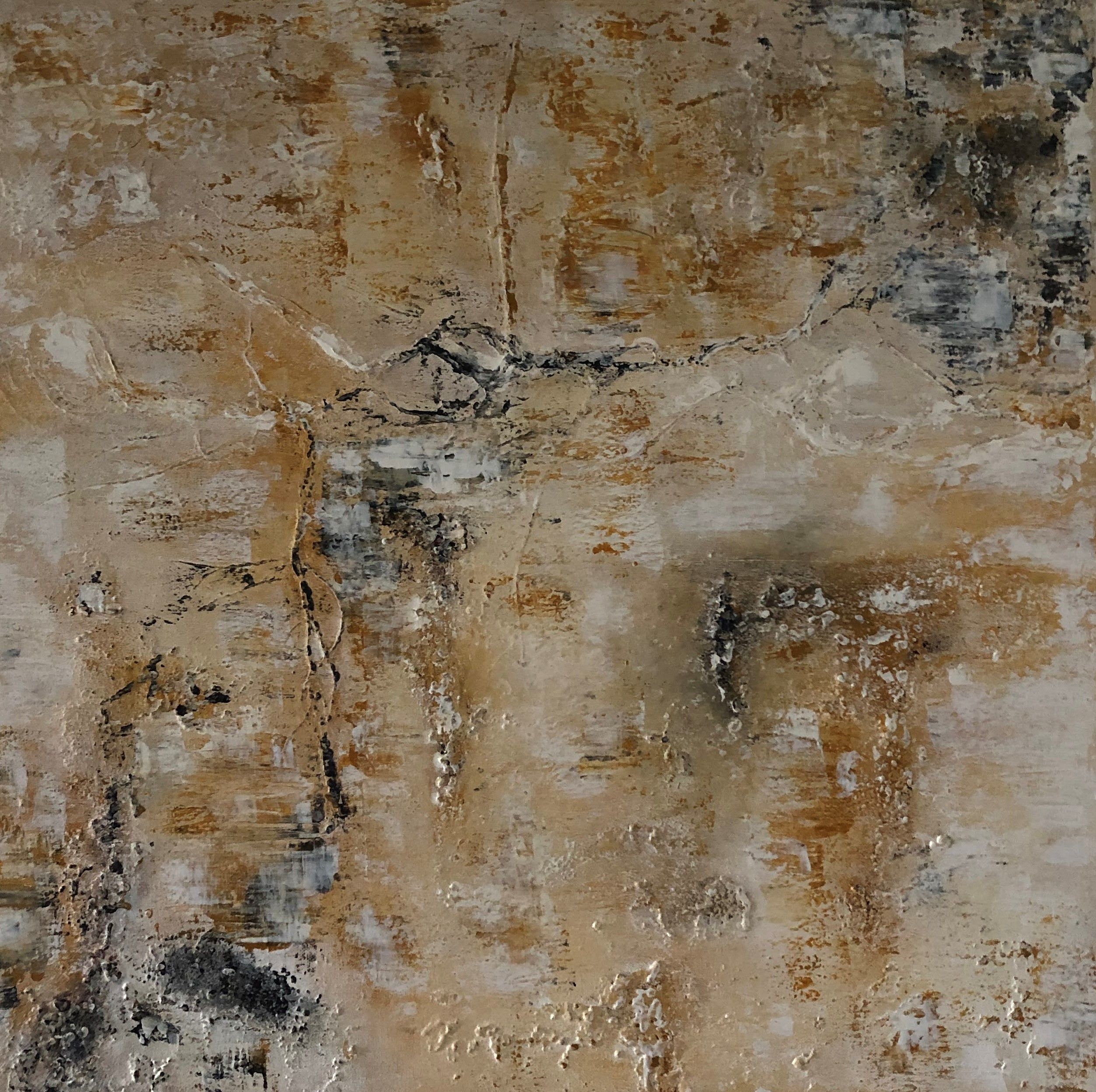 Mixed Media Geel en zwart