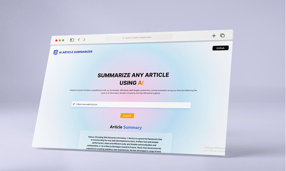AI Article Summarizer