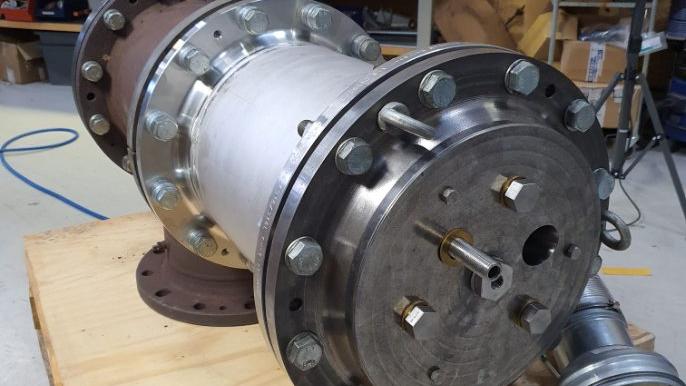 CNG combustor assembly for a 1 MW microturbine