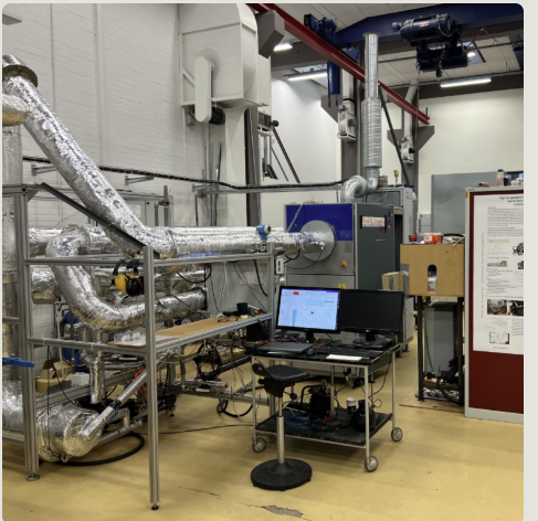 WSE Turbo's full-scale test stand for high-speed heat pump compressors