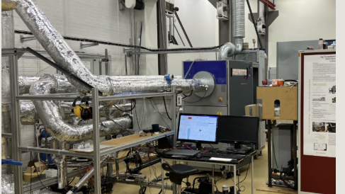WSE Turbo's full-scale test stand for high-speed heat pump compressors