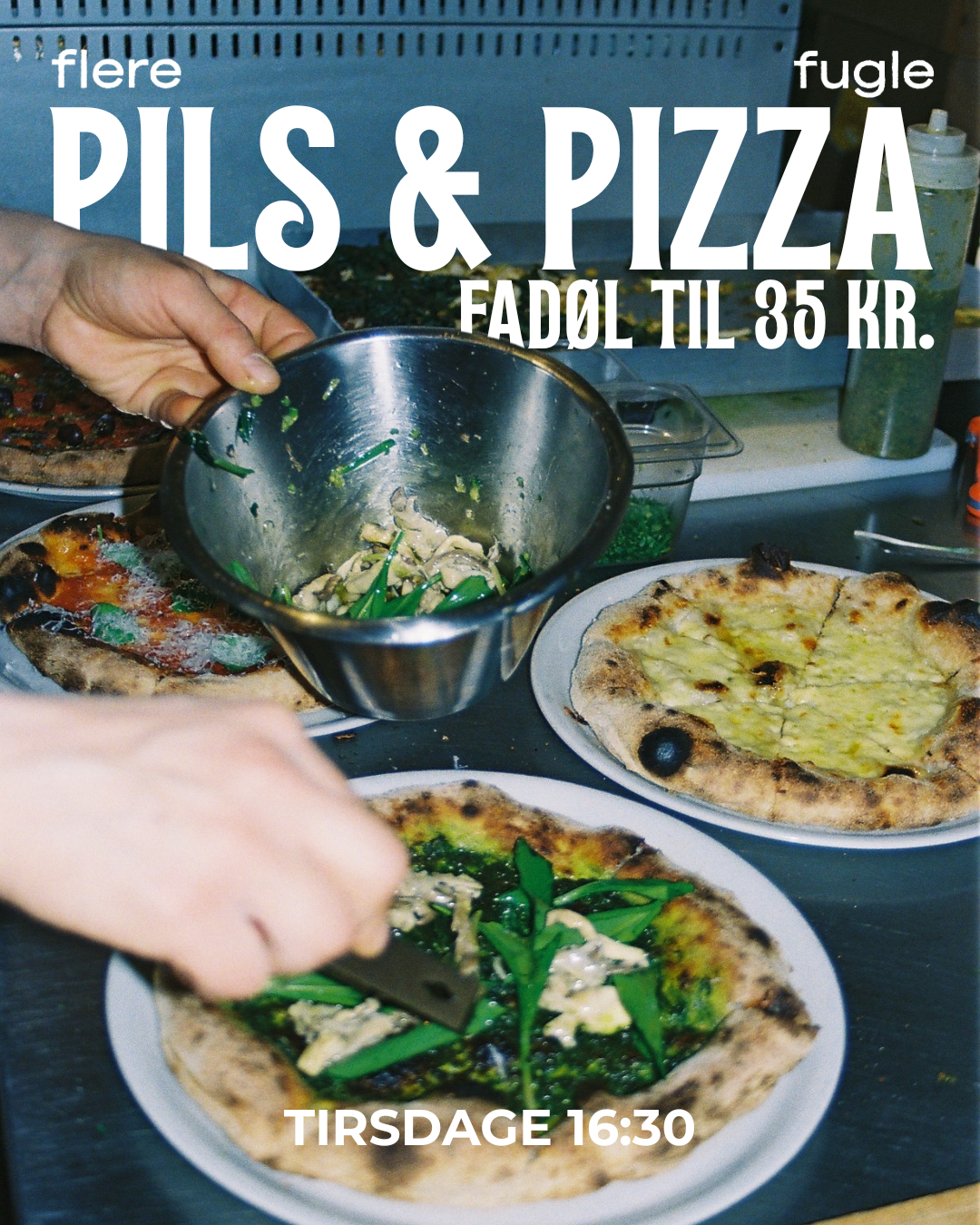 Pils & Pizza på Flere Fugle