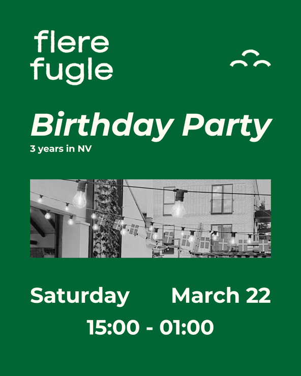 Flere Fugle 3 years birthday bash
