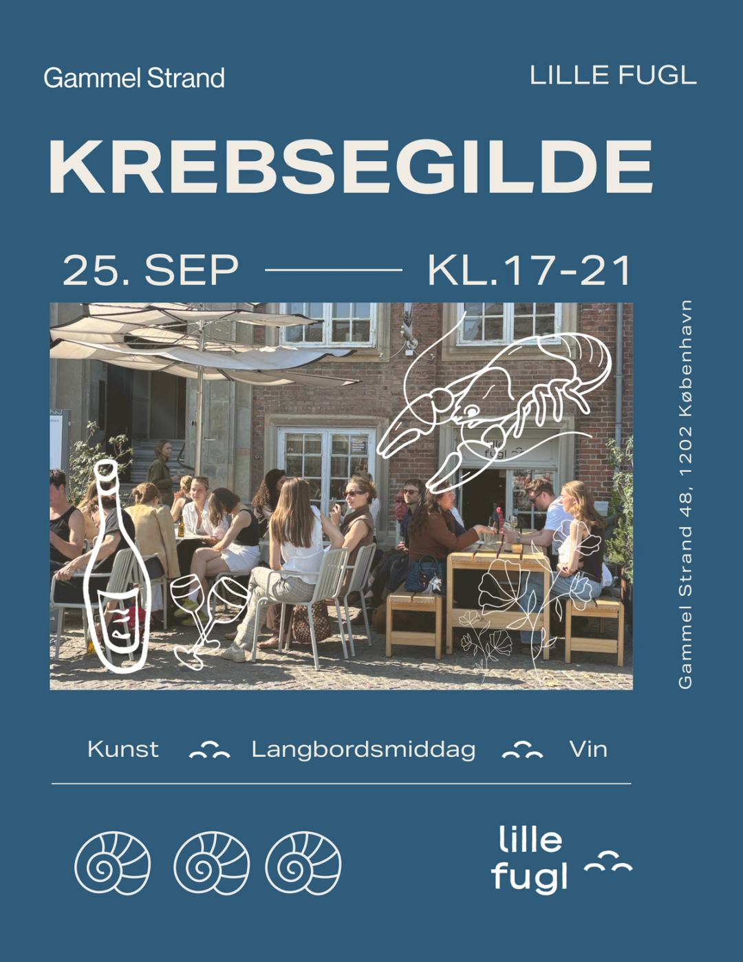 Krebsegilde: Lille Fugle x Gammel Strand
