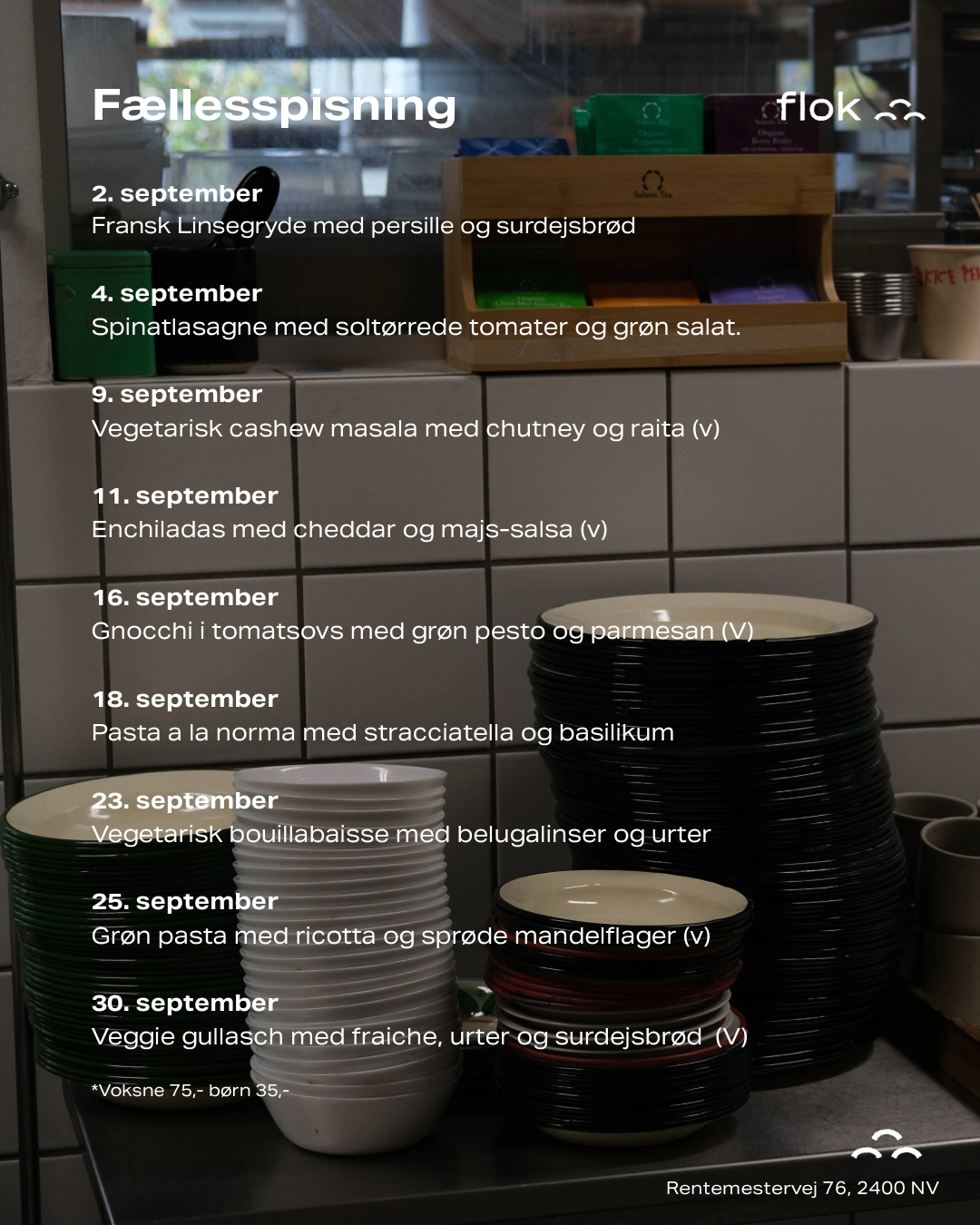Fællesspisning på FLOK