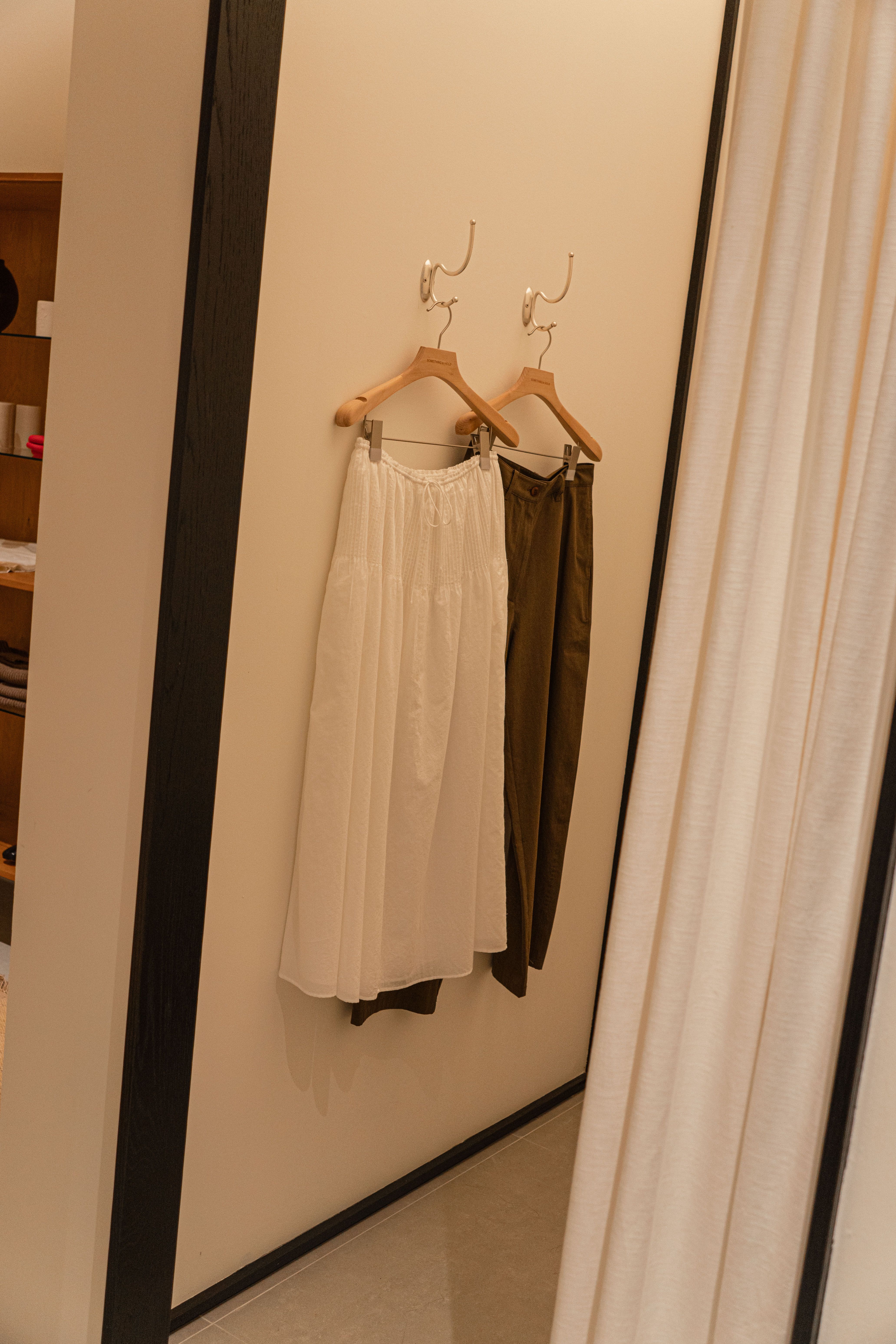 ABOVE, S-T-H Harper Skirt and Club Trousers