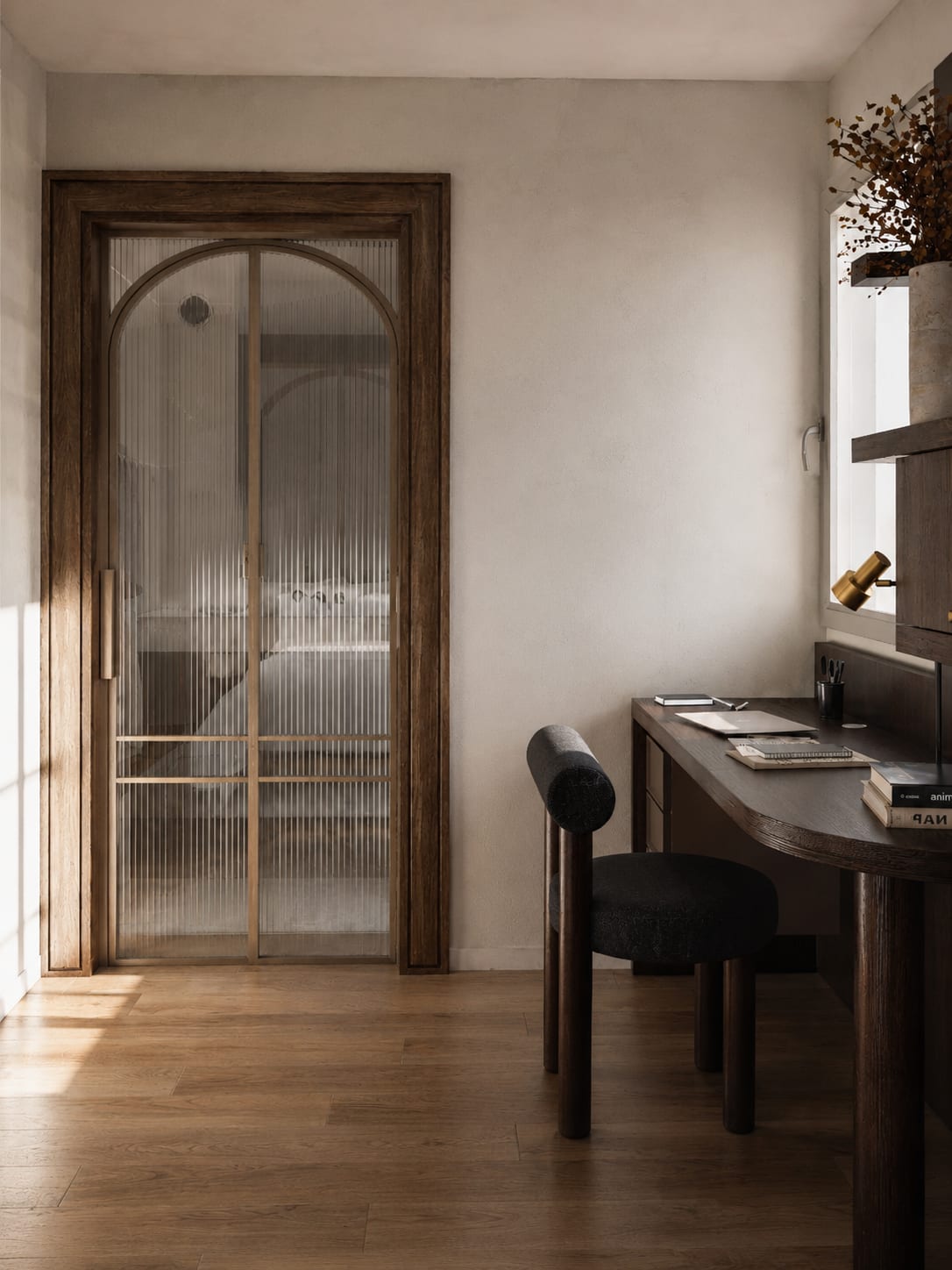 Clos Pecheret — couloir, rénovation de villa par Créa'Home