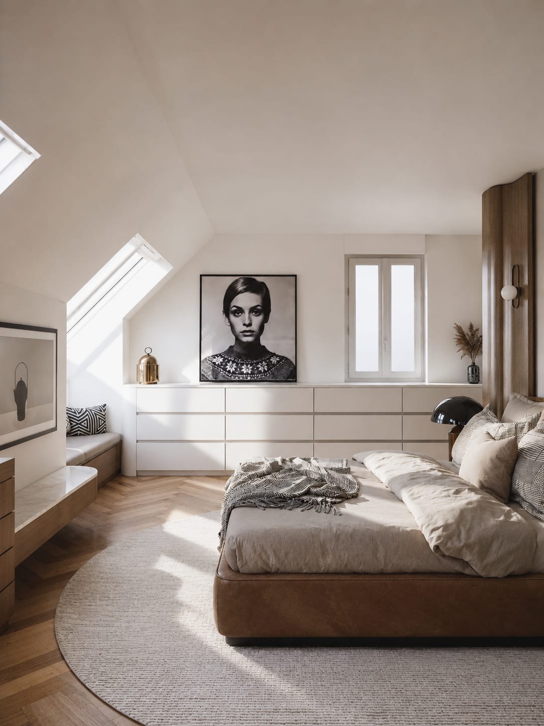 Clos Pecheret — chambre, rénovation de villa par Créa'Home