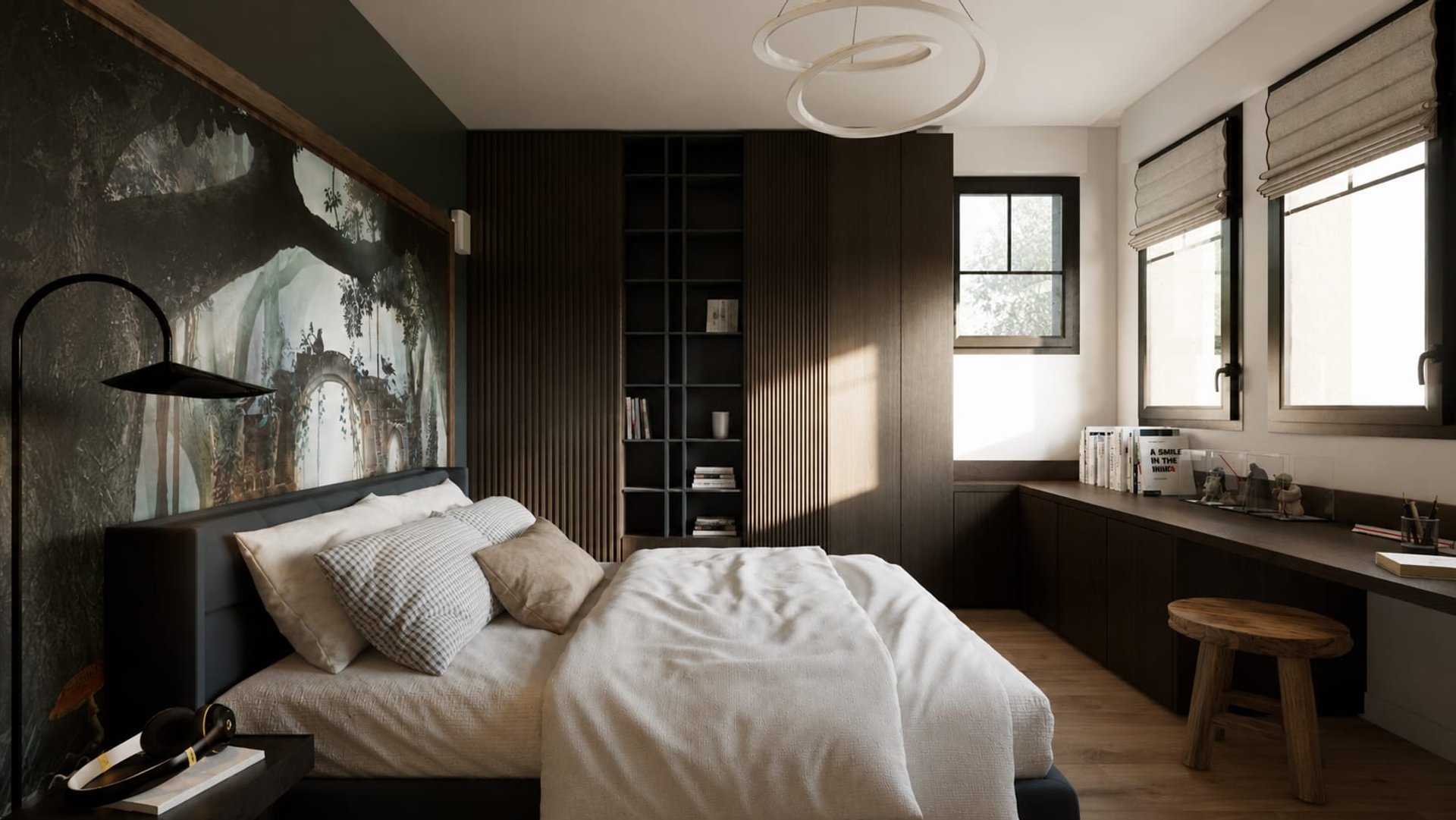 Villa Eden — chambre, rénovation de villa par Créa'Home