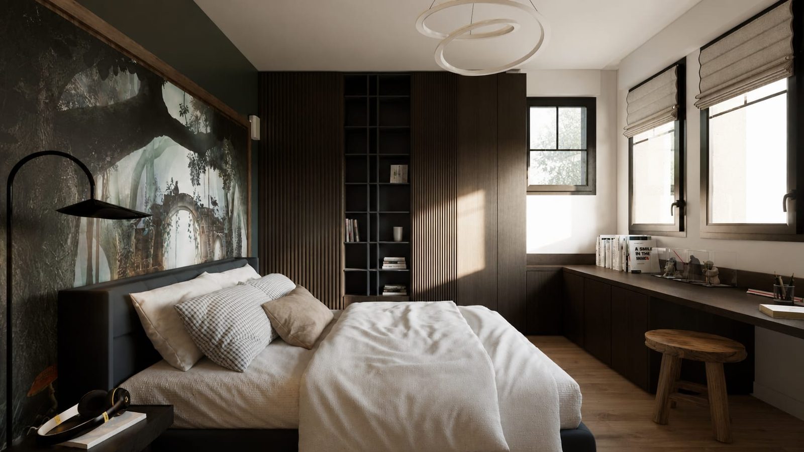 Villa Eden — chambre, rénovation de villa par Créa'Home